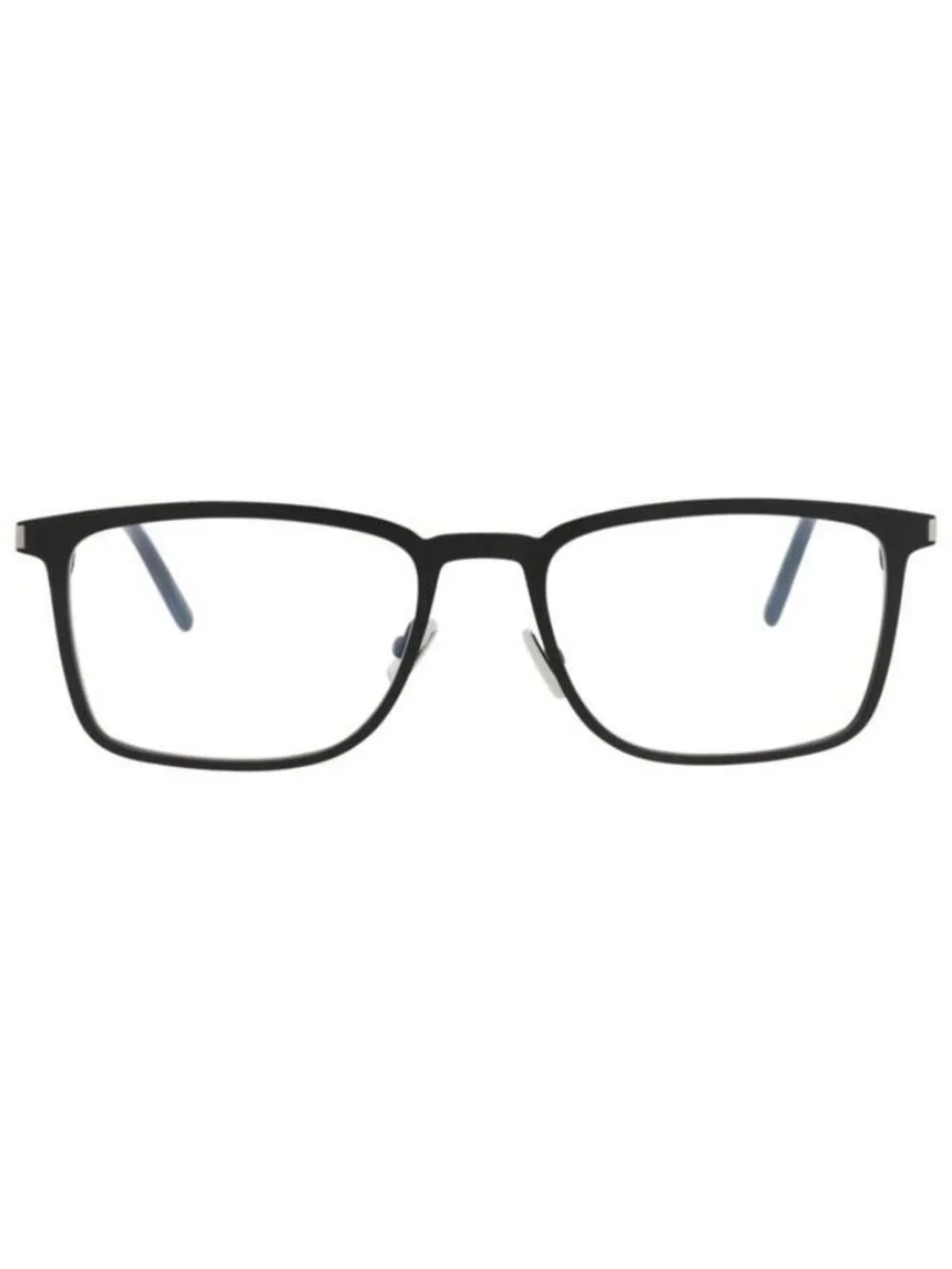 New Saint Laurent Mens Square/Rectangle Black Black Transparent Fashion Designer